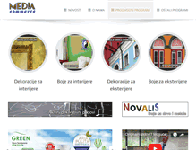 Tablet Screenshot of mediacommerce.hr